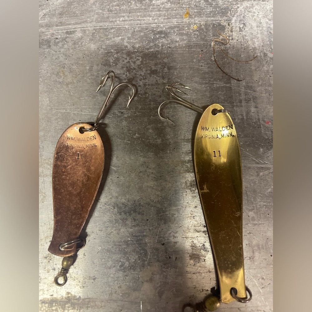 Gold Fishing Lures silver spoon